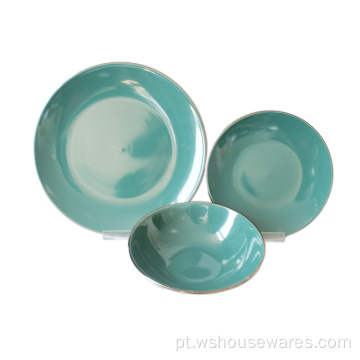 Louça de Luxo de louça Glazed Set para restaurante